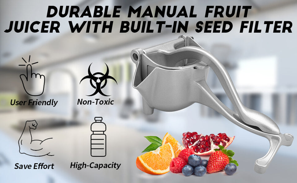 Stainless Steel Hand Press Fruit Juicer